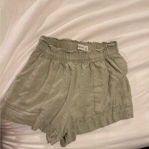 High waisted Olive Shorts small